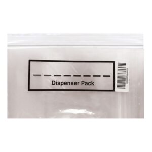 4W x 6H, 4 Mil Zip Bags with Dispenser Pack