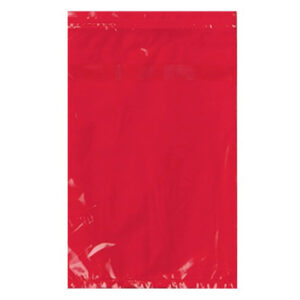 6W x 9H, Econo-Zip Red Imprint Specimen Bags