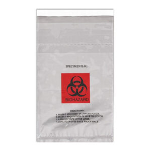 6W x 10H, Econo-Zip Red Imprint Specimen Bags